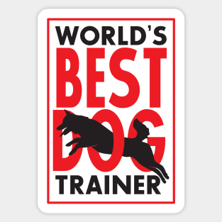 World's Best Dog Trainer Sticker